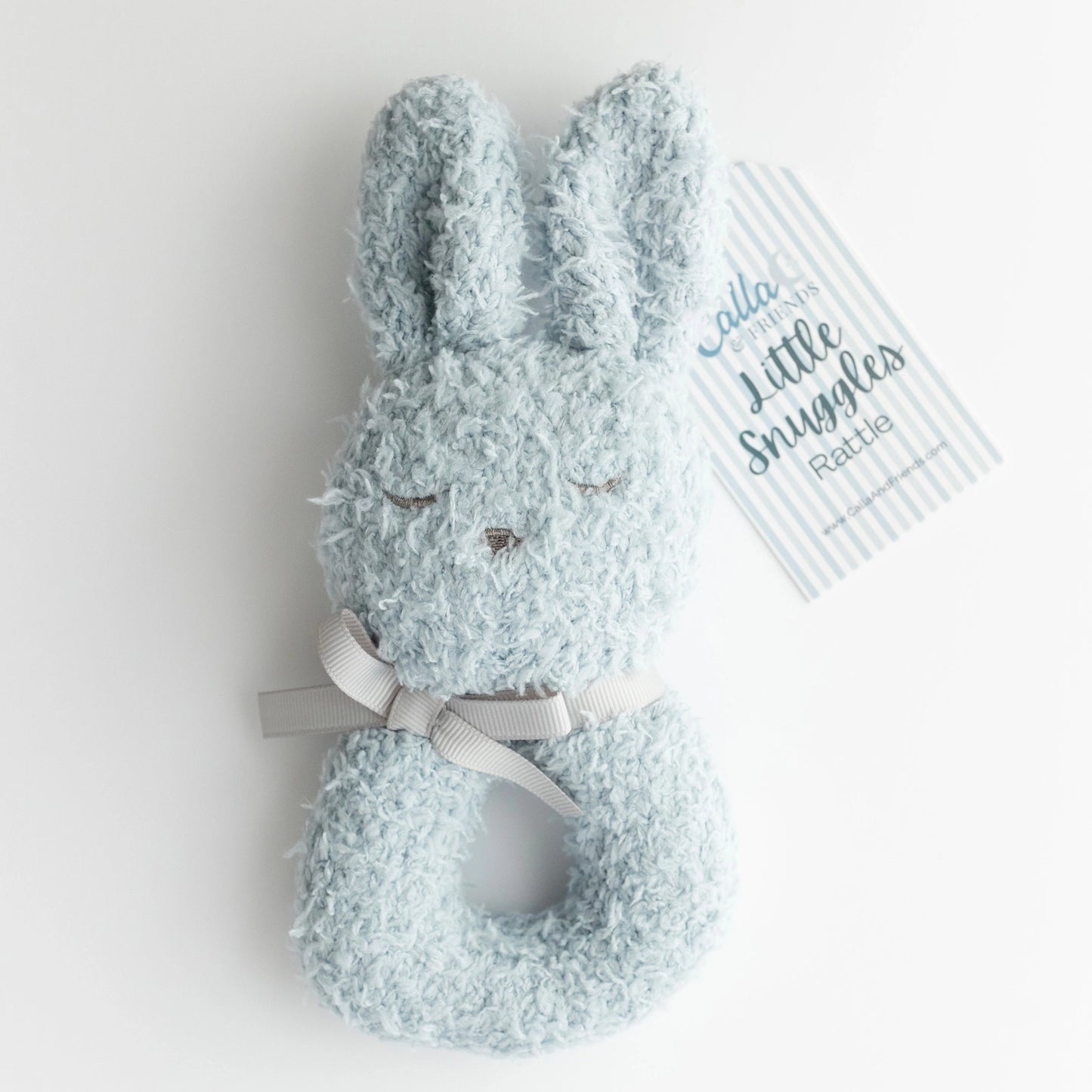 Little Snuggles Rattle - Powder Blue