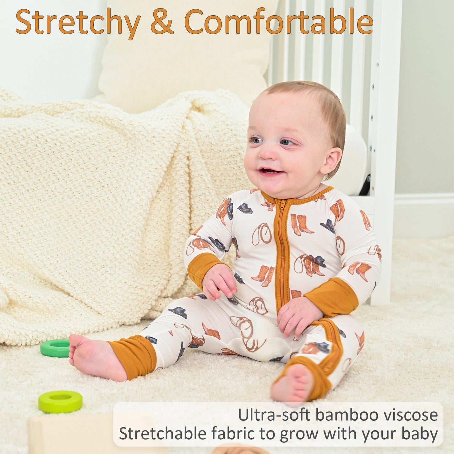 Better in Boots | Baby Bamboo Pajamas