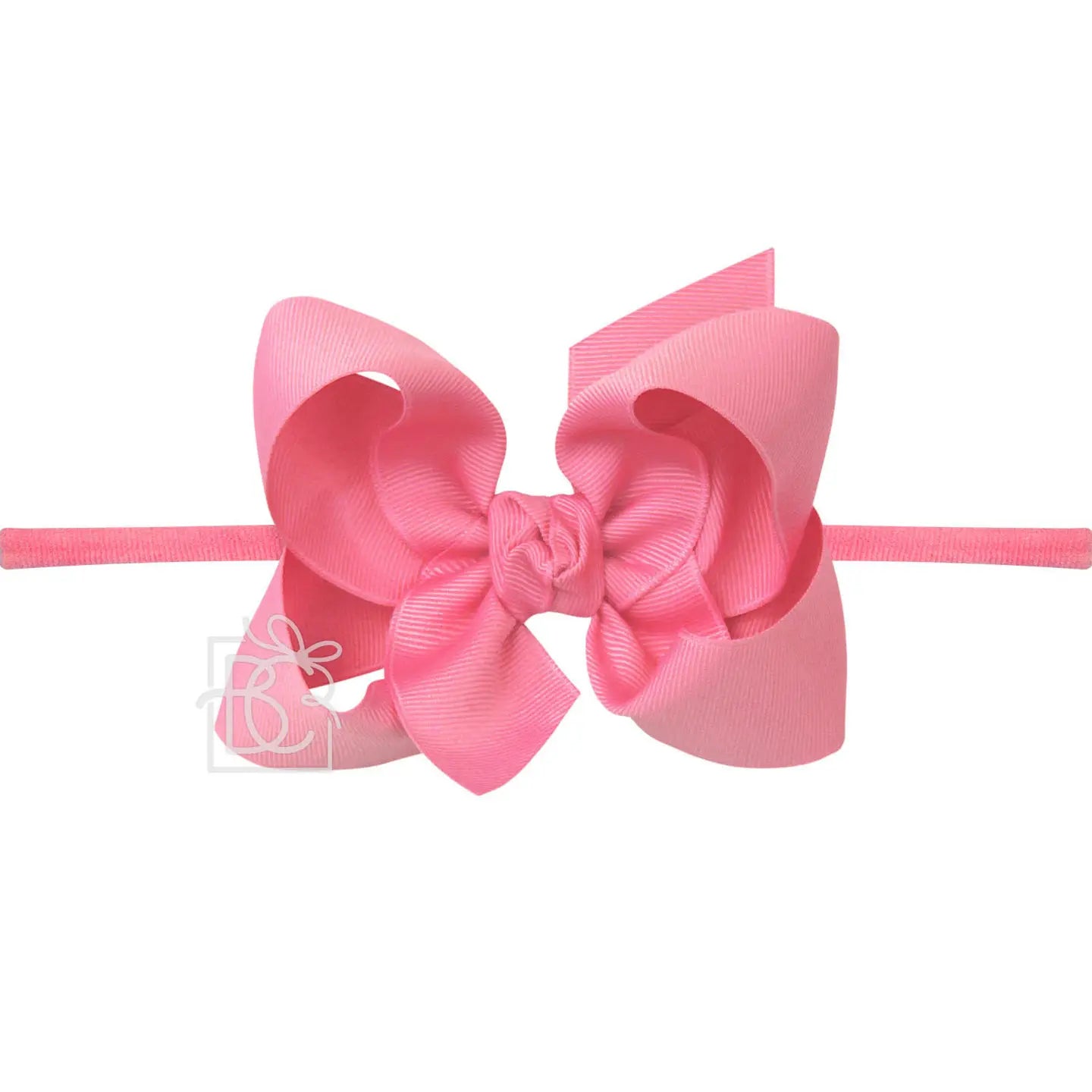 Mini Noah Headband Bow | Hot Pink