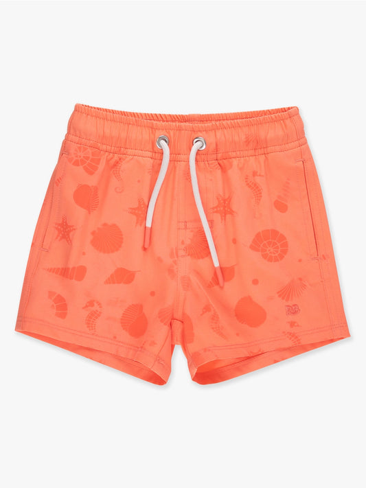 Coral Color Changing Performance Hybrid Swim Trunks