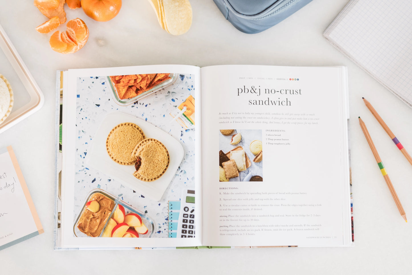 School Lunch Bundle | Cookbook & Lunchbox Notes