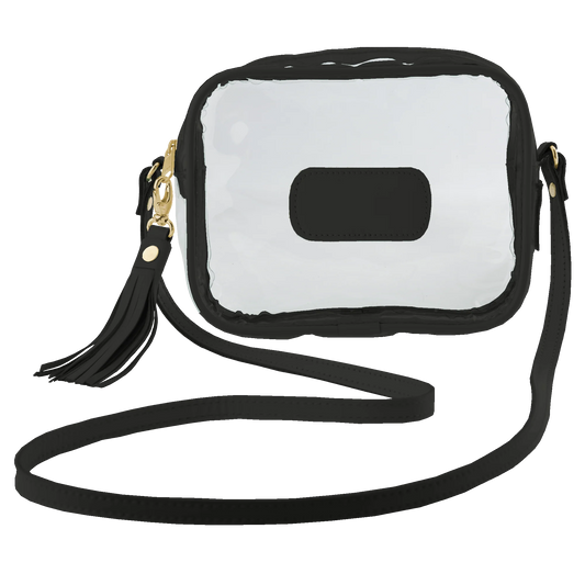 Clear Lola | Black Leather