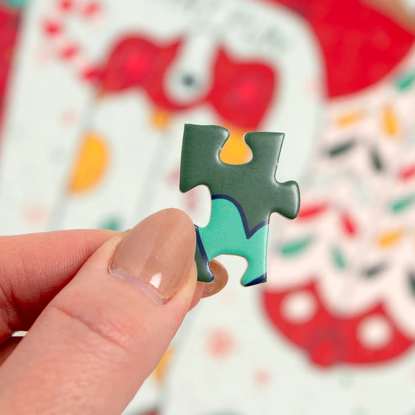 Christmas Western Cowgirl Boots | 400 Piece Jigsaw Puzzle