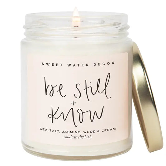 Soy Candle | Be Still and Know 9oz