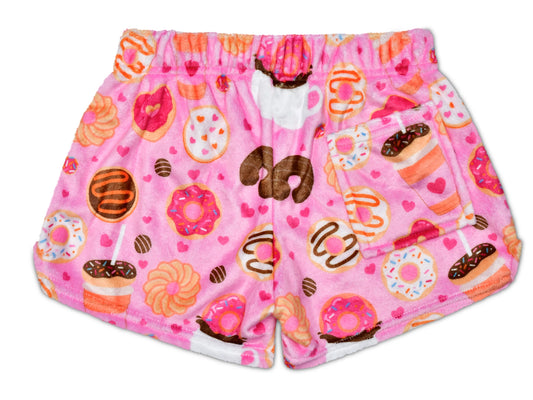 Donut Love Plush Shorts