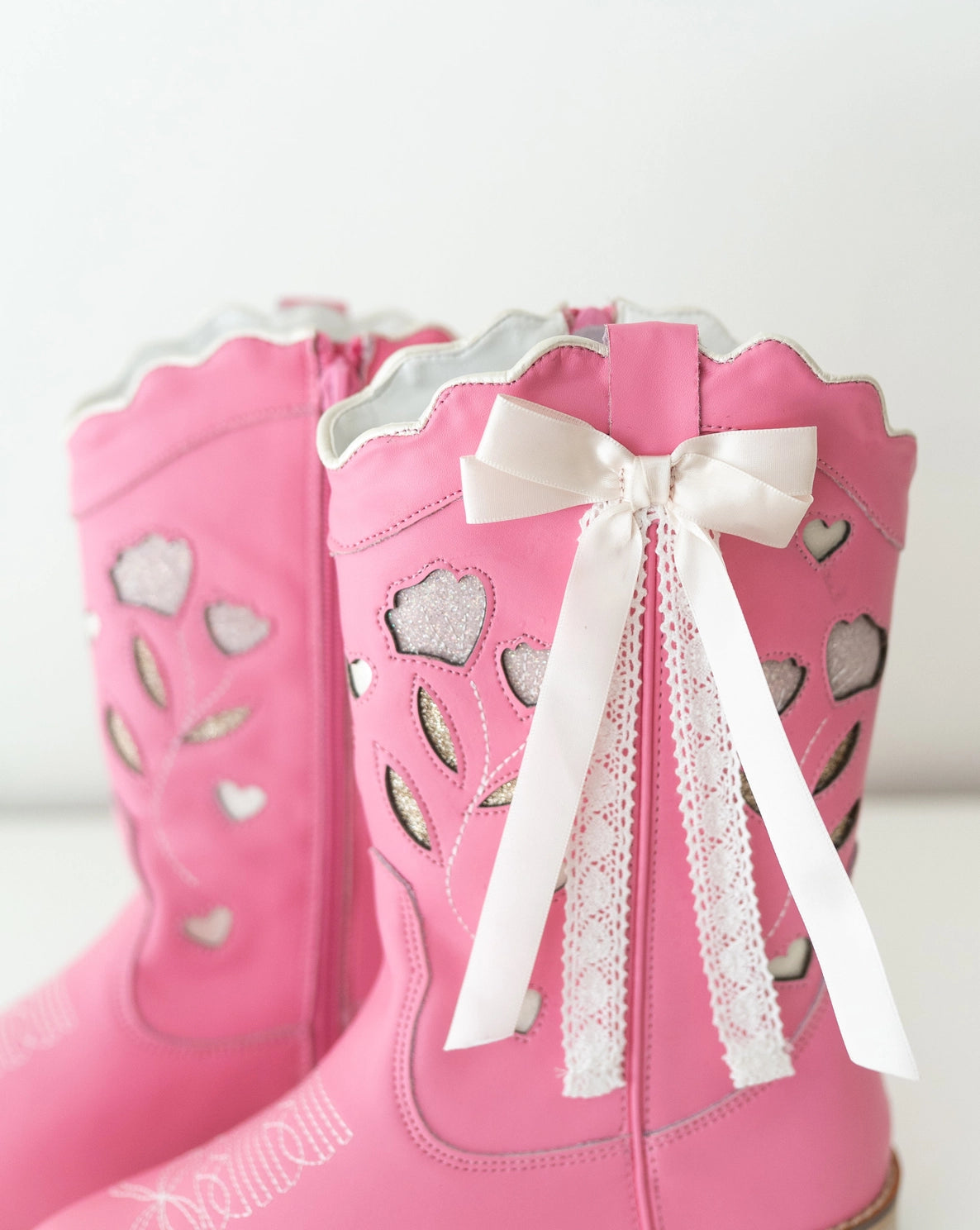 Sweetheart Cowgirl Boots - Bubblegum Pink