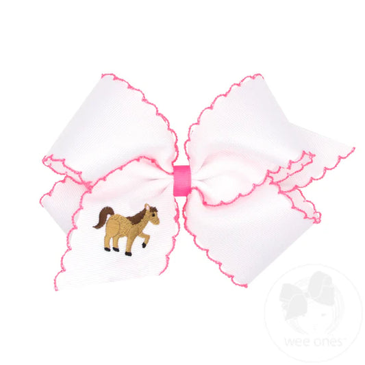 Hair Bow on Clip | Horse