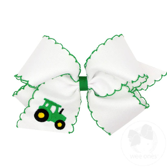 Hair Bow on Clip | Tractor