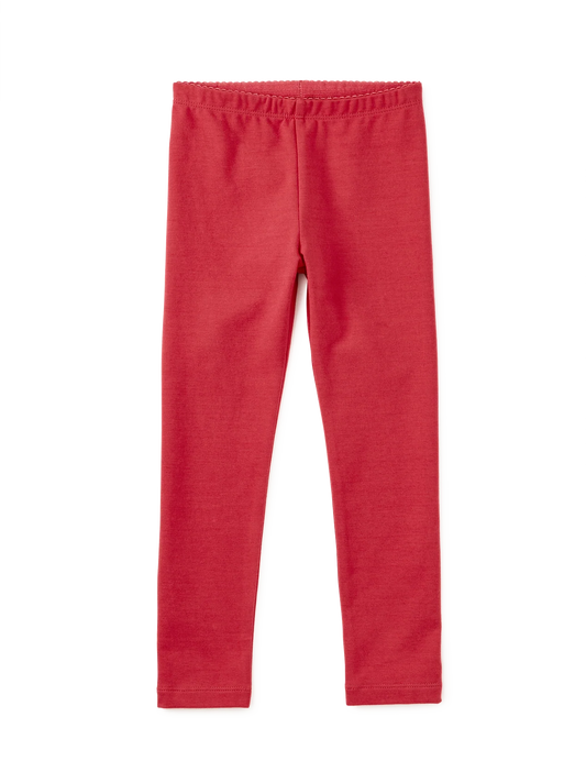 Solid Leggings - Rhubarb