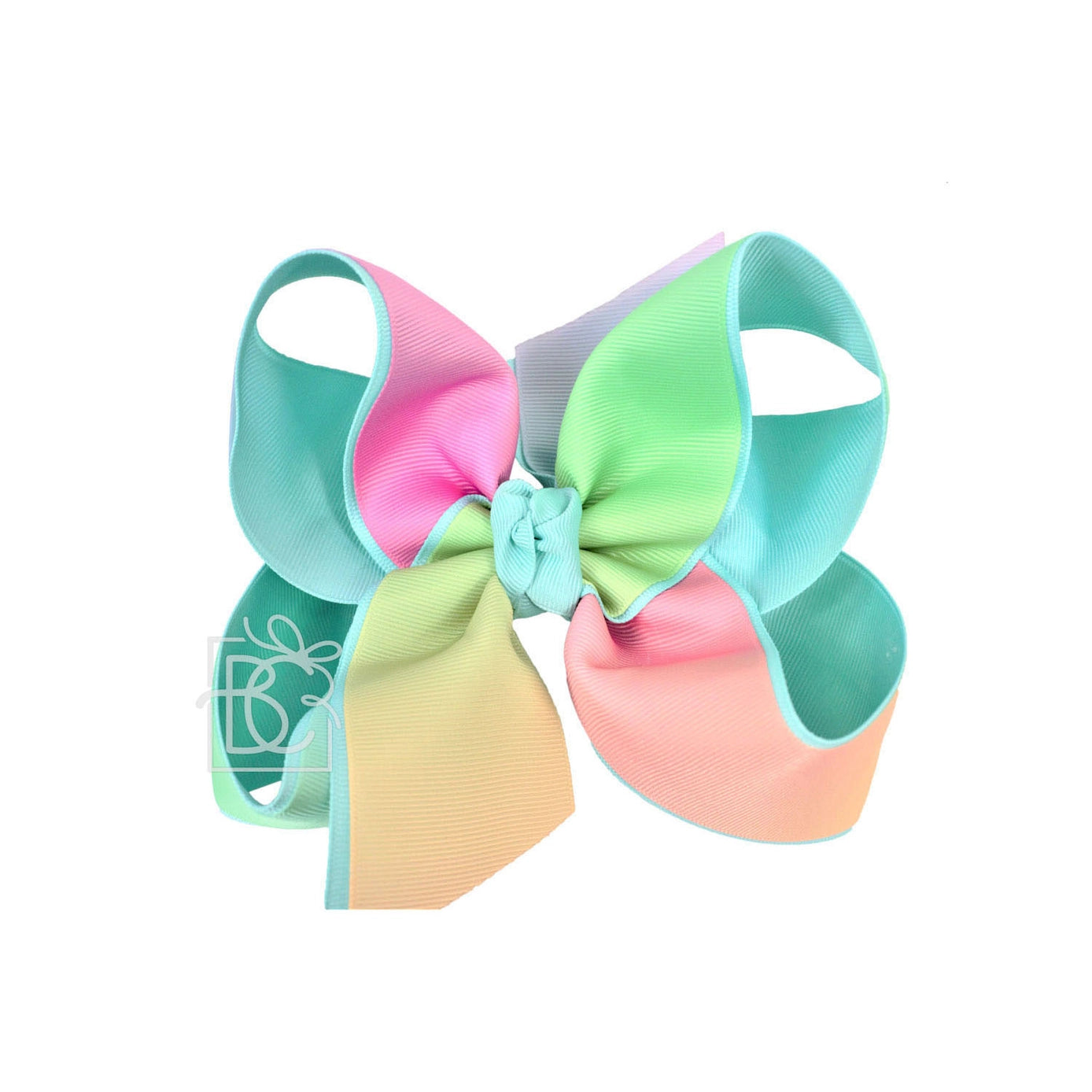 Bow with clip | Rainbow