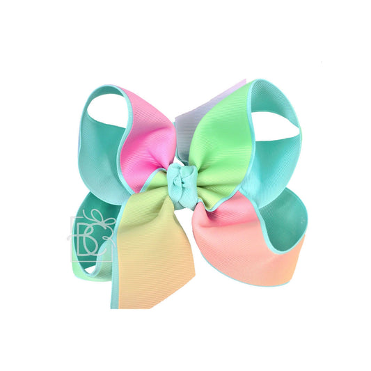 Bow with clip | Rainbow
