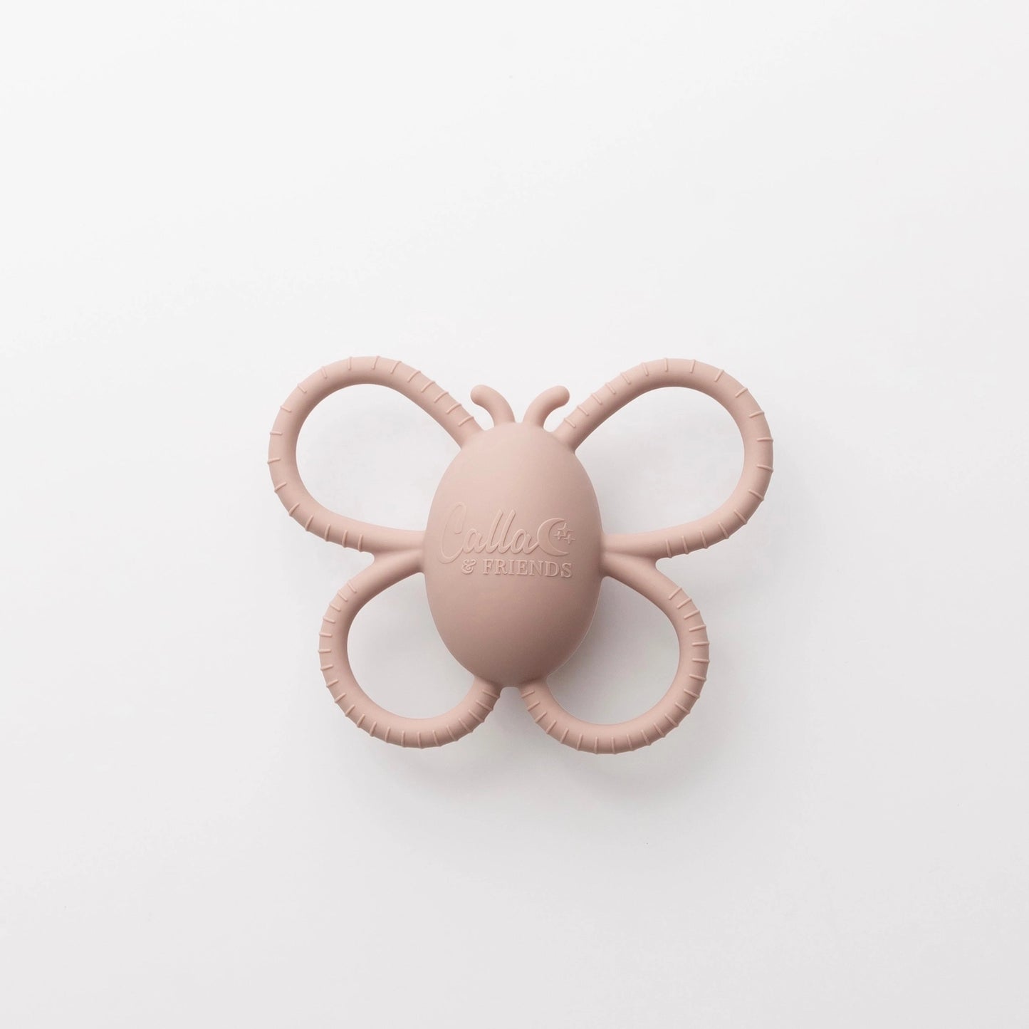 Butterfly Rattle Teether - Petal Pink