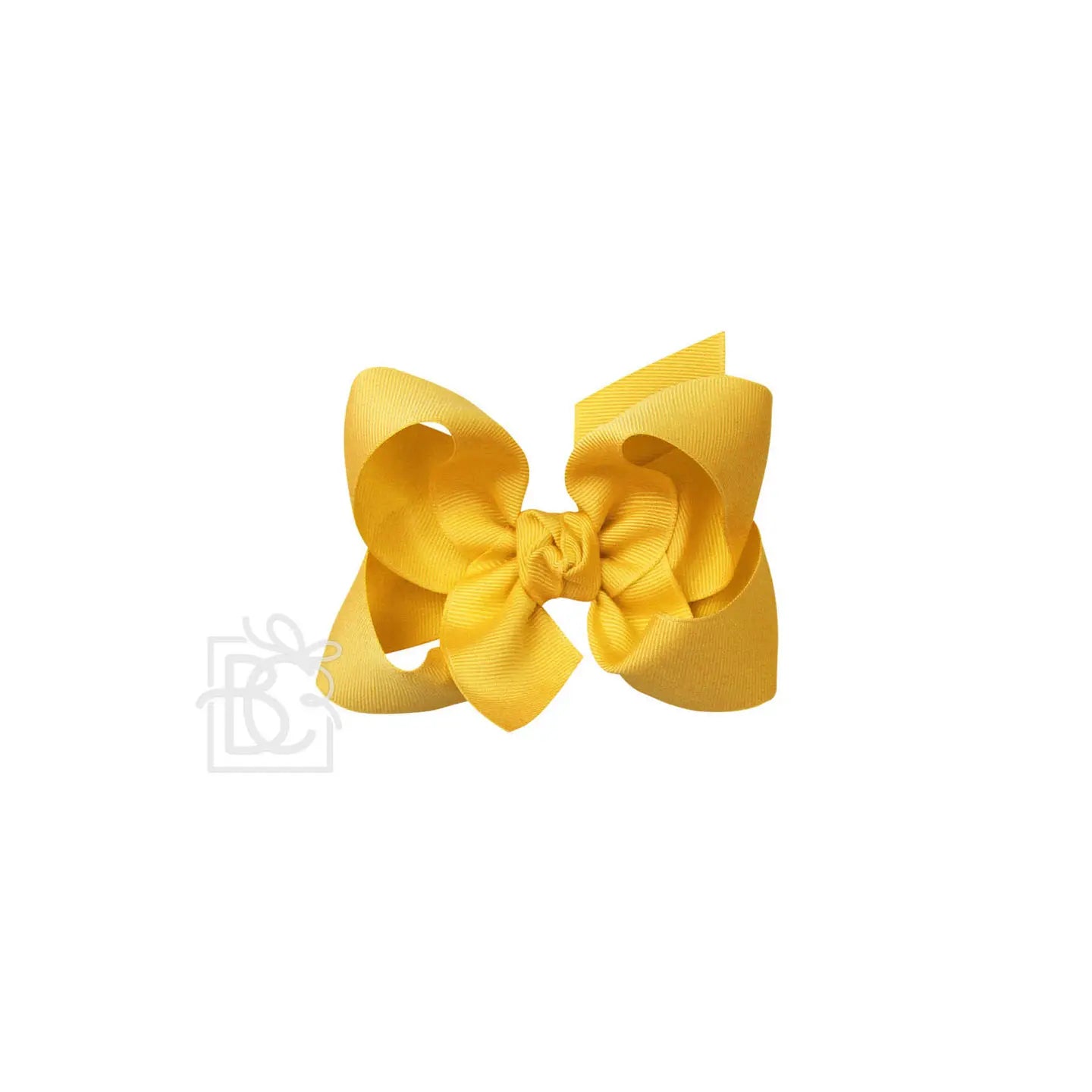 Bow with Clip | Bright Yellow