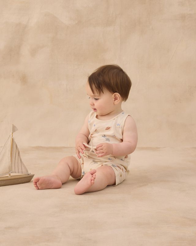 Sleeveless One-Piece | Aquatic