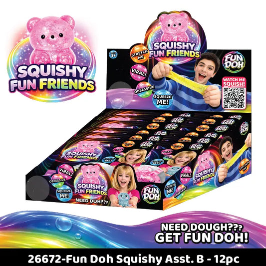 Fun Doh Squishy Gummy Fidget Toy | Assorted