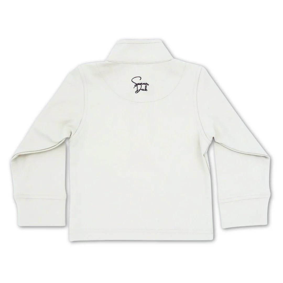 Kids Performance Quarter Zip | Grey