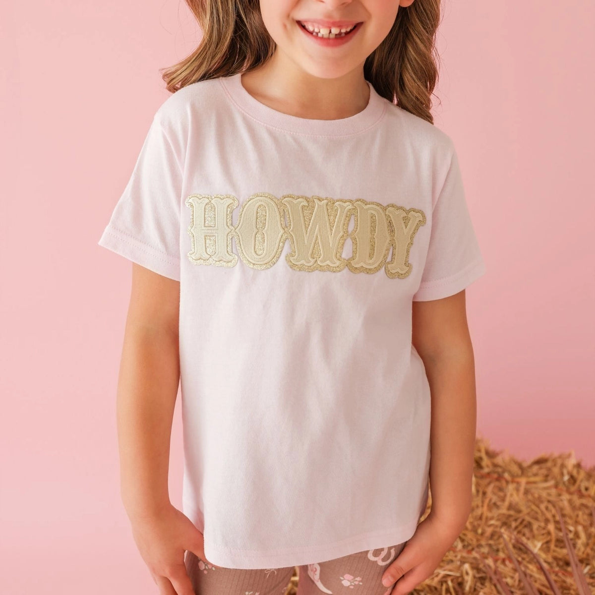 Howdy Patch Western Short Sleeve T-Shirt