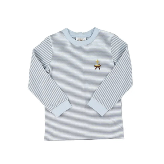 Oh Holy Night Boys Crew Cuff Longsleeve Tee