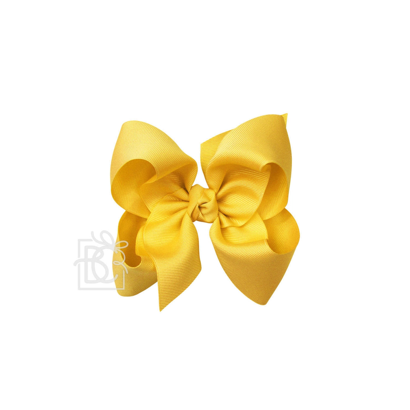 Bow with Clip | Bright Yellow