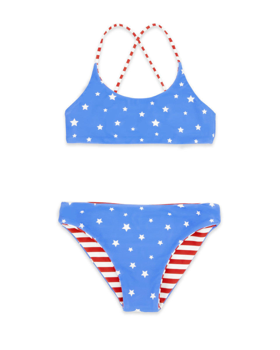 Waverly Reversible Bikini - True Red