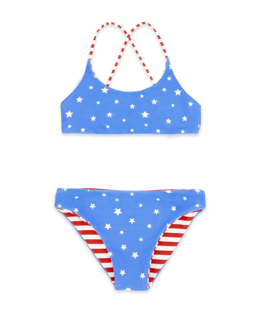 Waverly Reversible Bikini - True Red