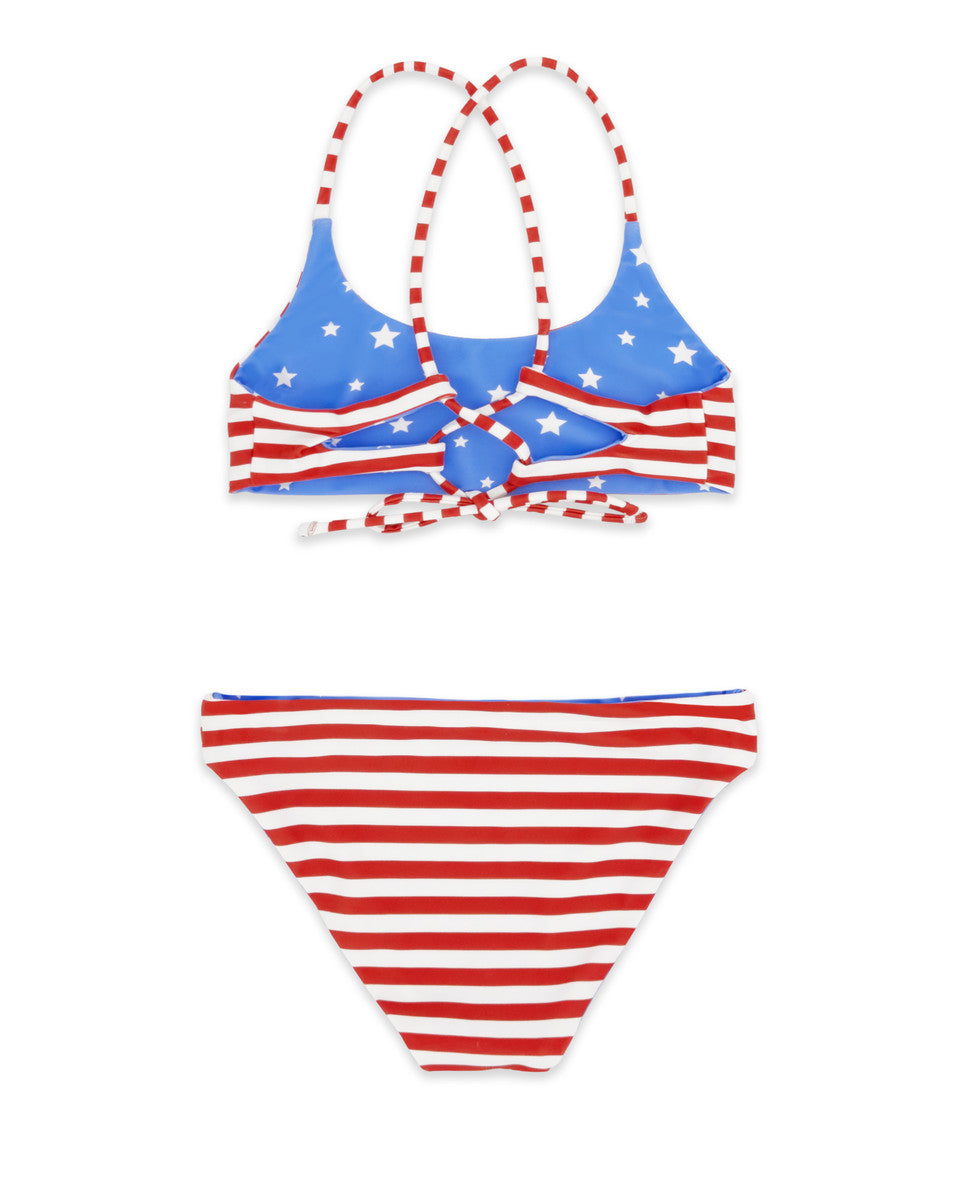 Waverly Reversible Bikini - True Red