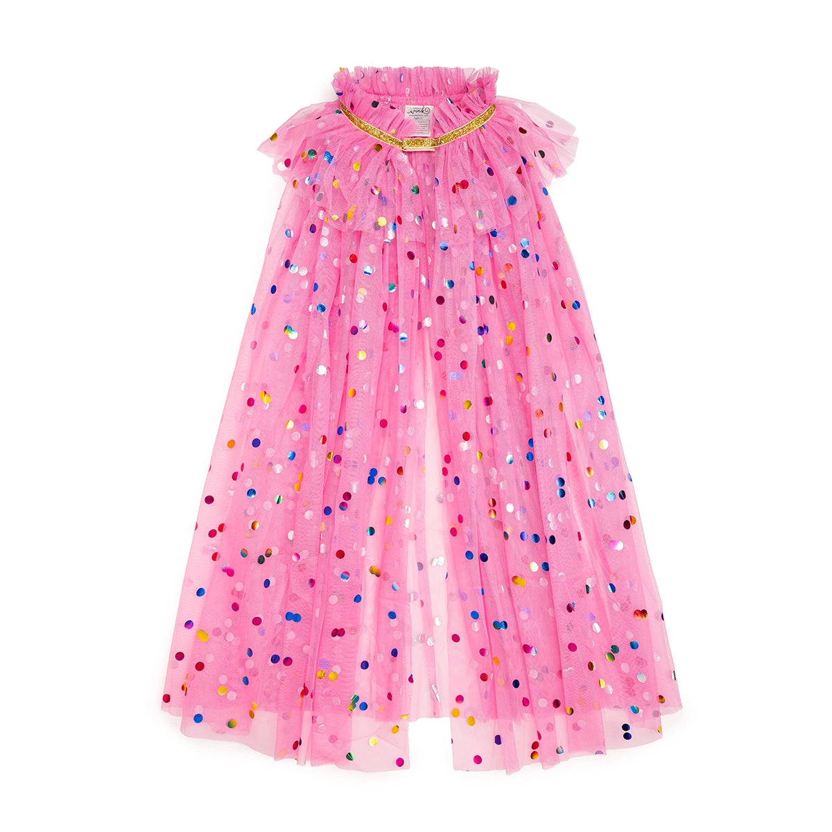 Raspberry Confetti Cape - Kids Dress Up Cape