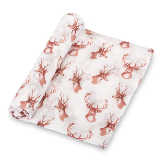 Oh Deer | Muslin Swaddle Blanket