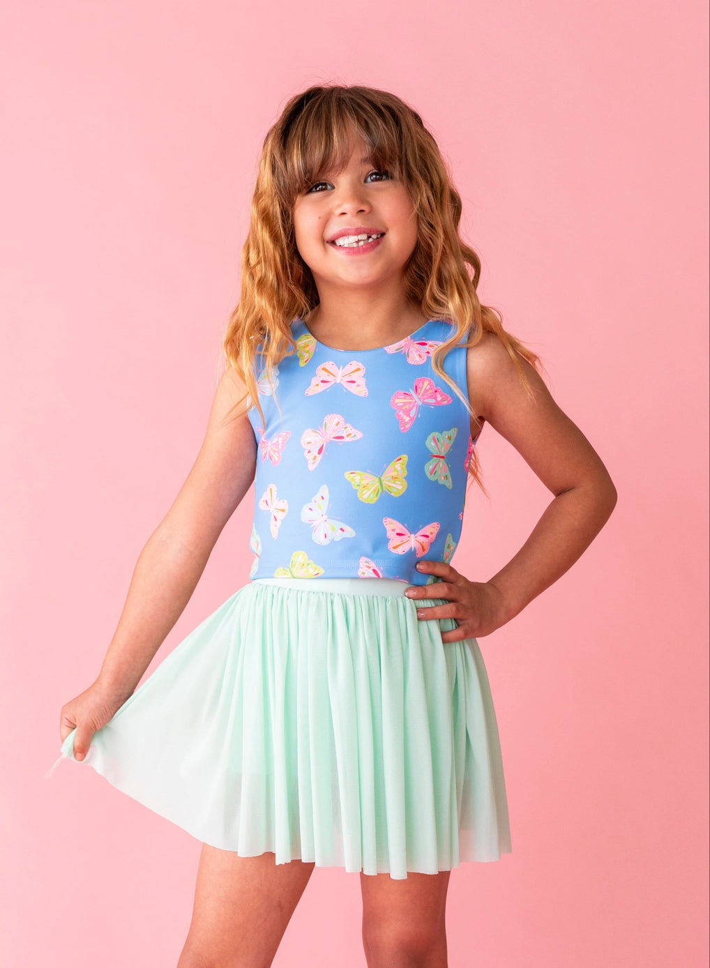 Butterfly Garden | Strappy Back Tank Set