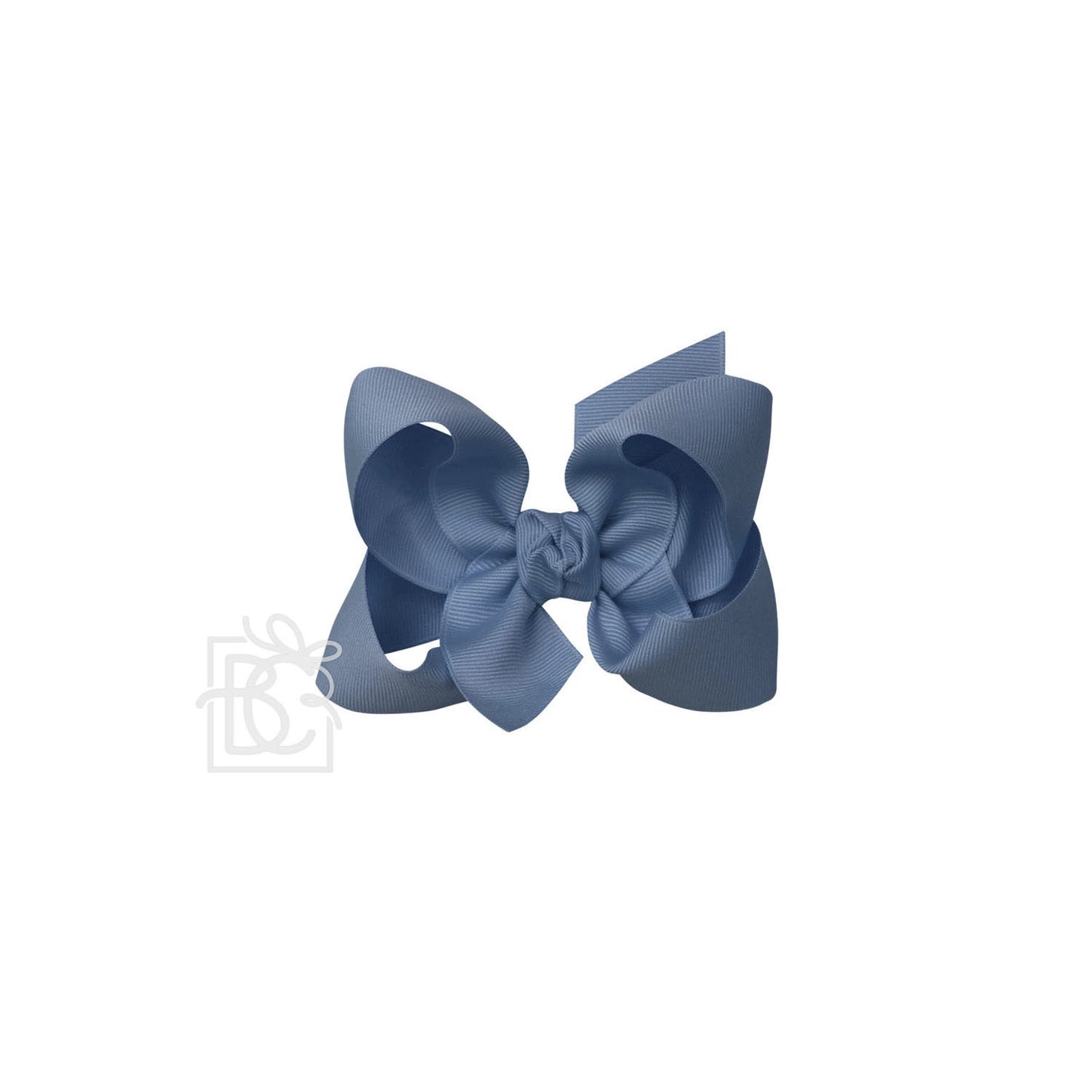 Bow with Clip | Smoke Blue