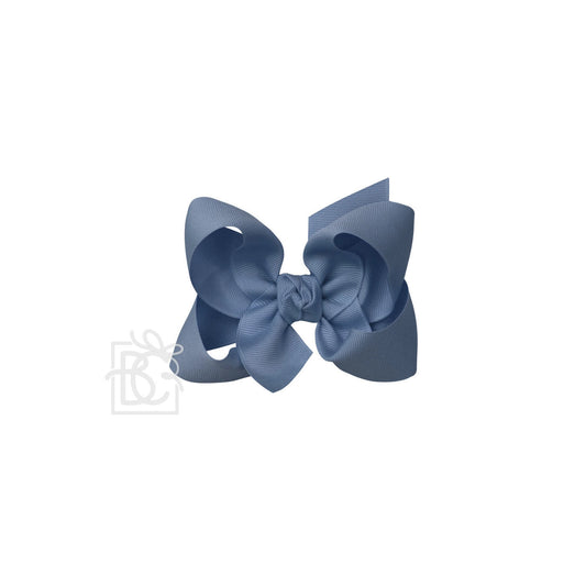 Bow with Clip | Smoke Blue