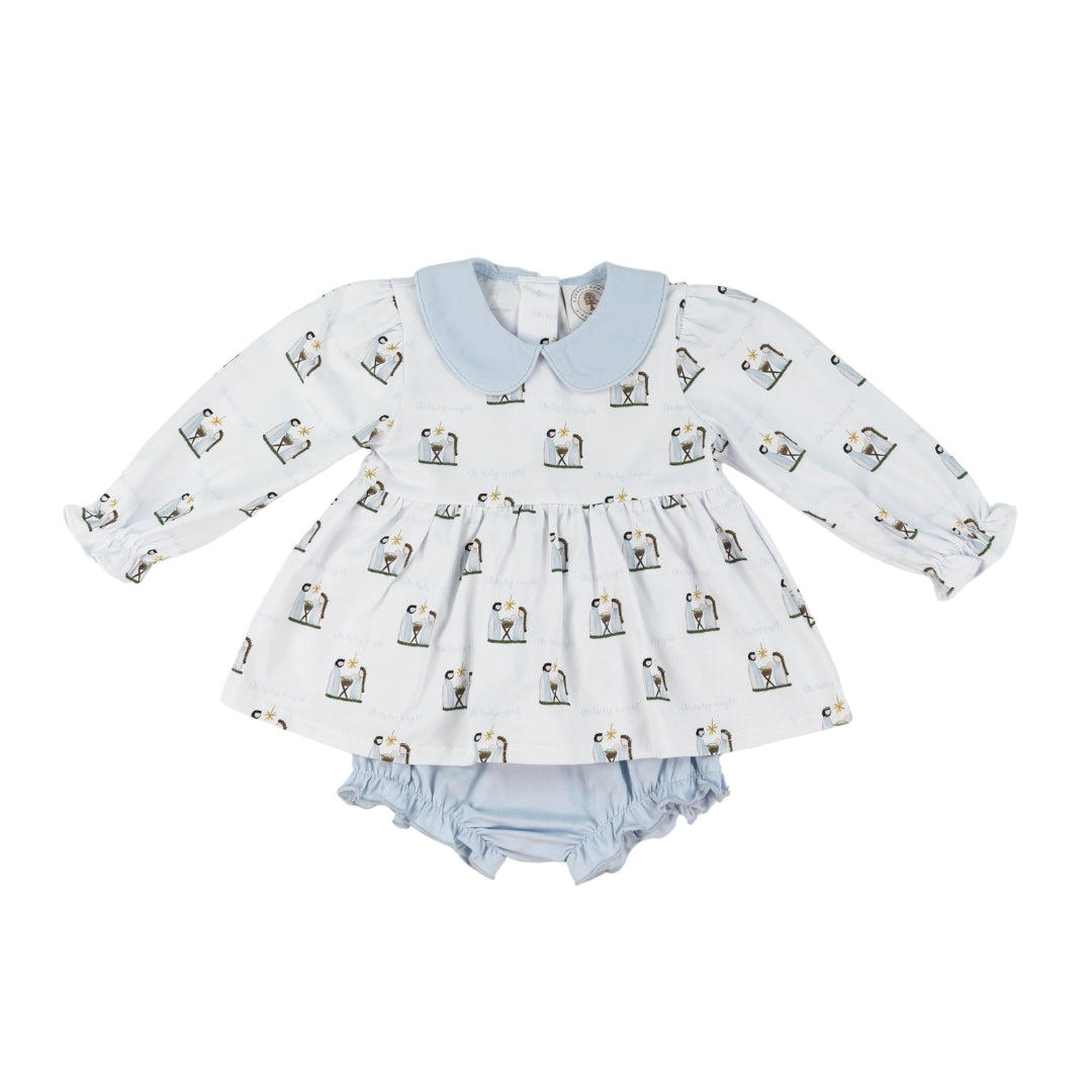 Oh Holy Night Girls Collins Classic Bloomer Set