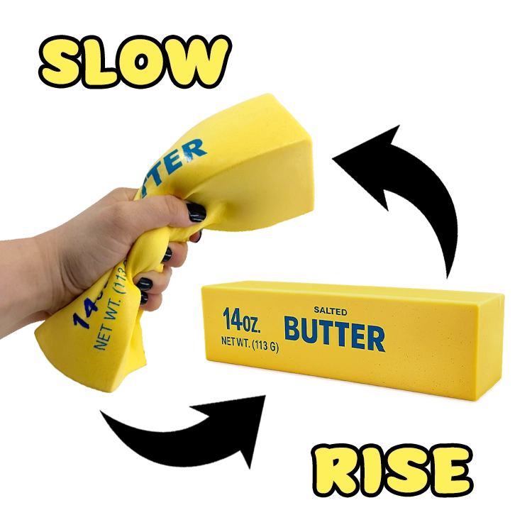 Fun Doh 10" Jumbo Butter Squish Slow Rise