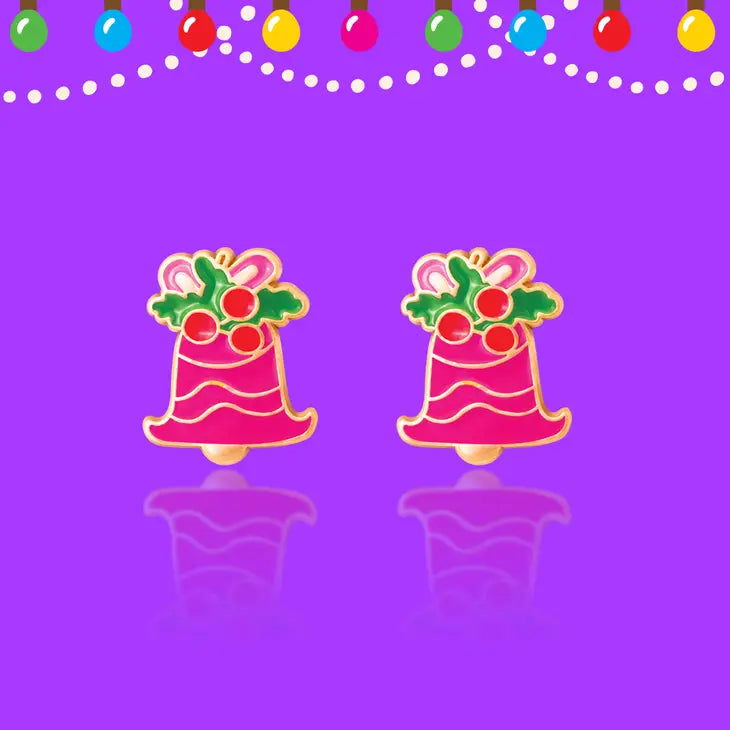 Jingle Bell Delight Stud Earrings