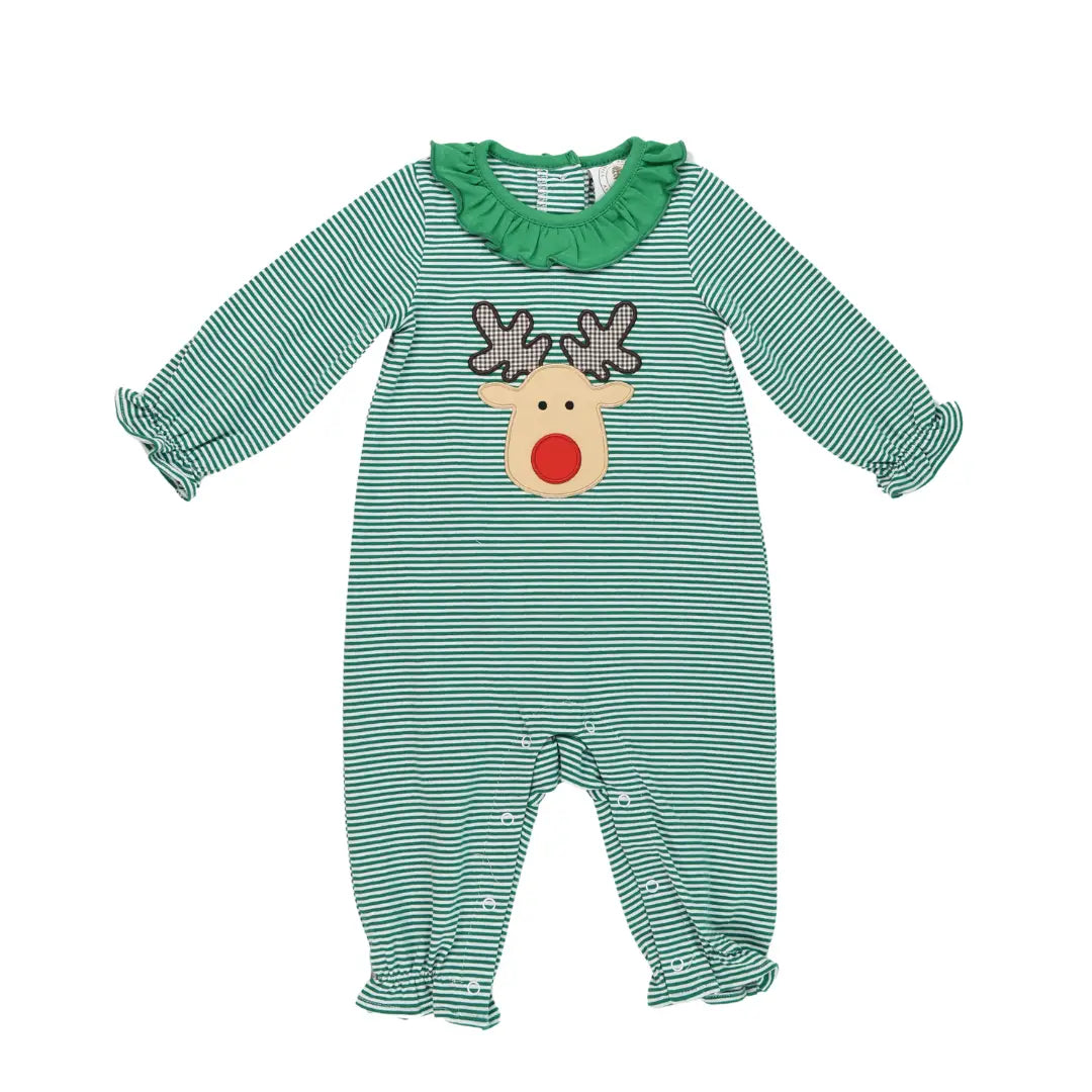 Reindeer Games Girls Rosie Romper
