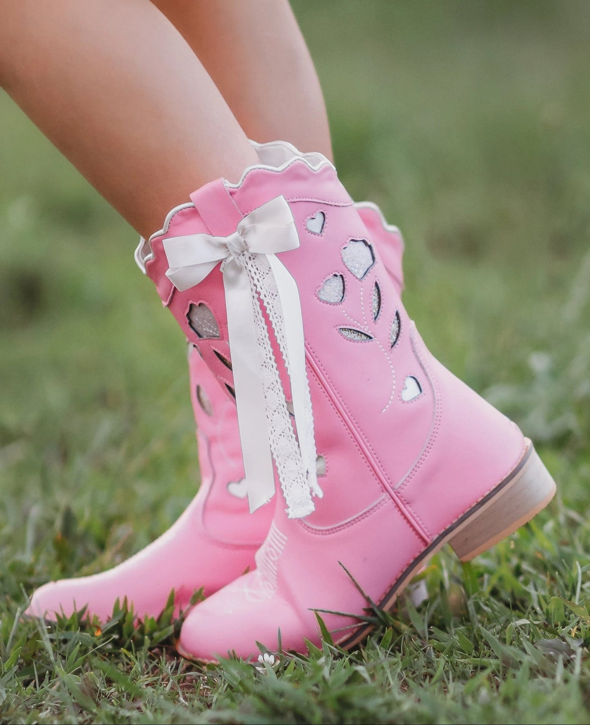 Sweetheart Cowgirl Boots - Bubblegum Pink