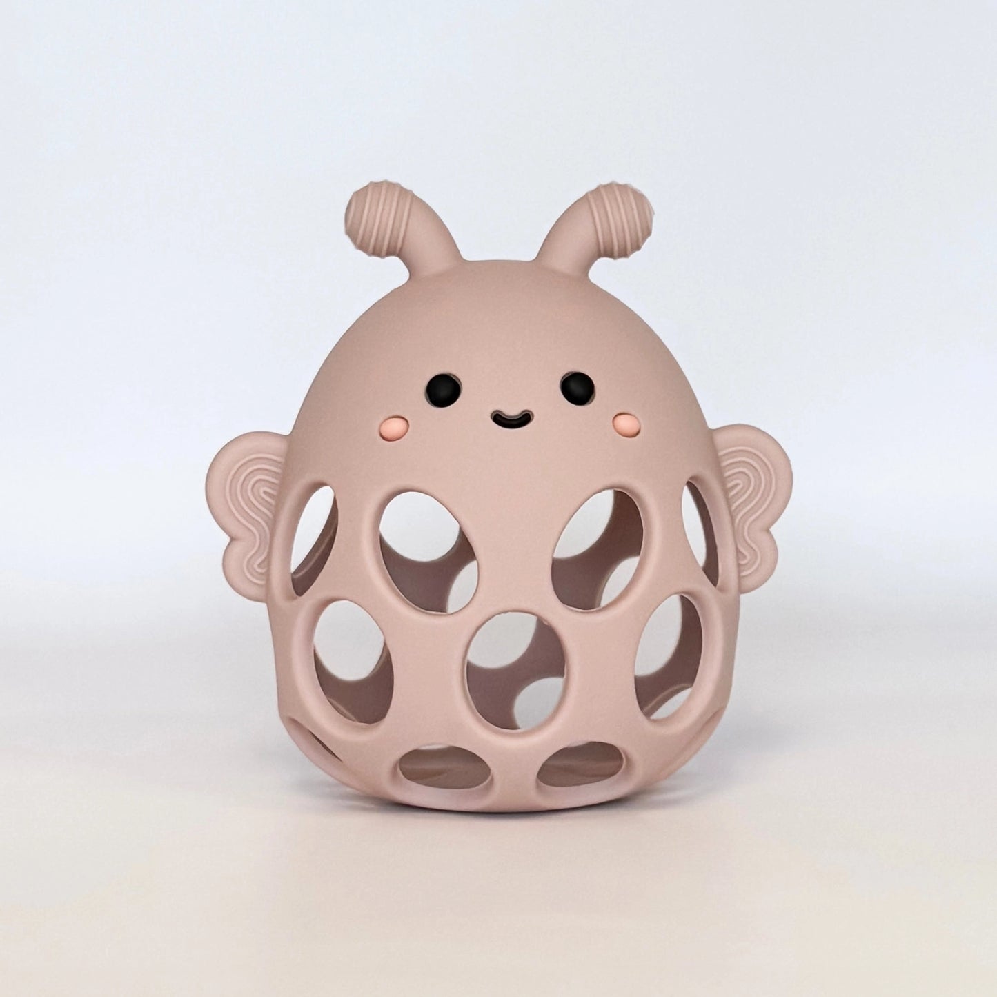 Honey Bee Teether - Petal Pink