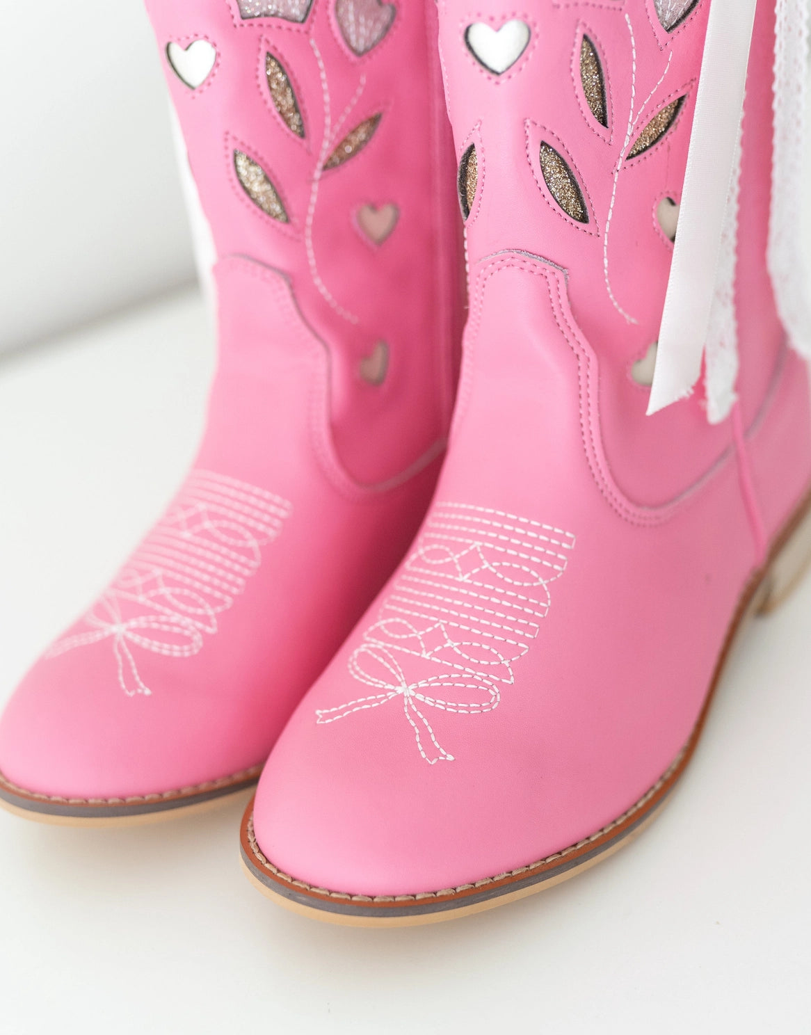 Sweetheart Cowgirl Boots - Bubblegum Pink