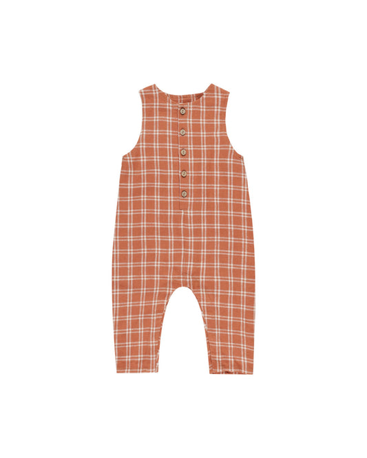 Button Jumpsuit | Poppy Check