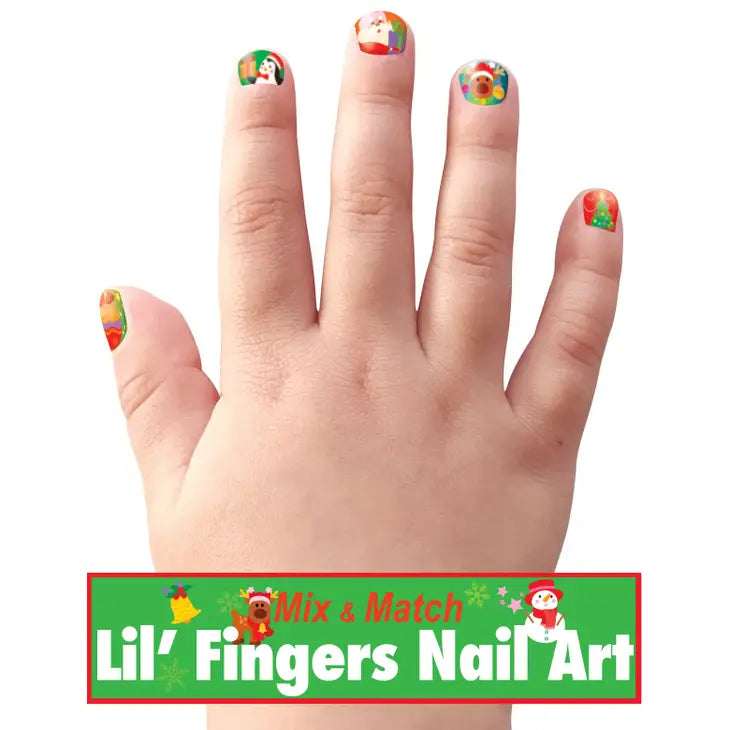 lil Fingers Nail Art for Kids - Holly Jolly Christmas