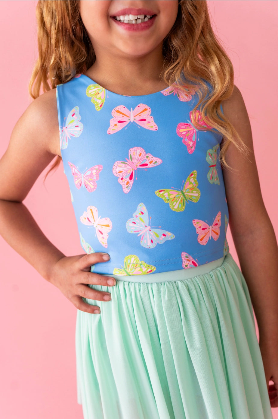 Butterfly Garden | Strappy Back Tank Set