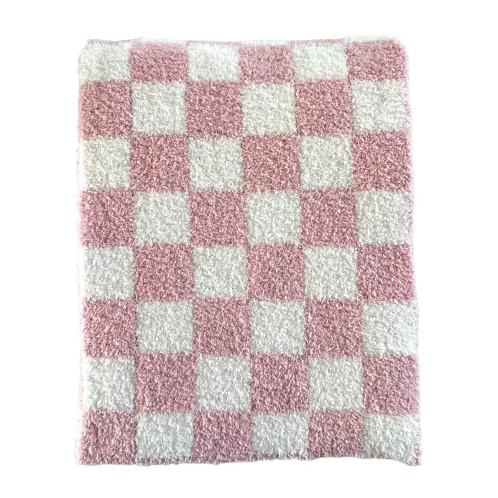 Checkerboard Blanket | Strawberry