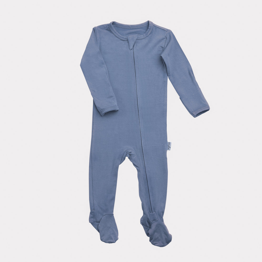 Zipper Footie | Arctic Blue