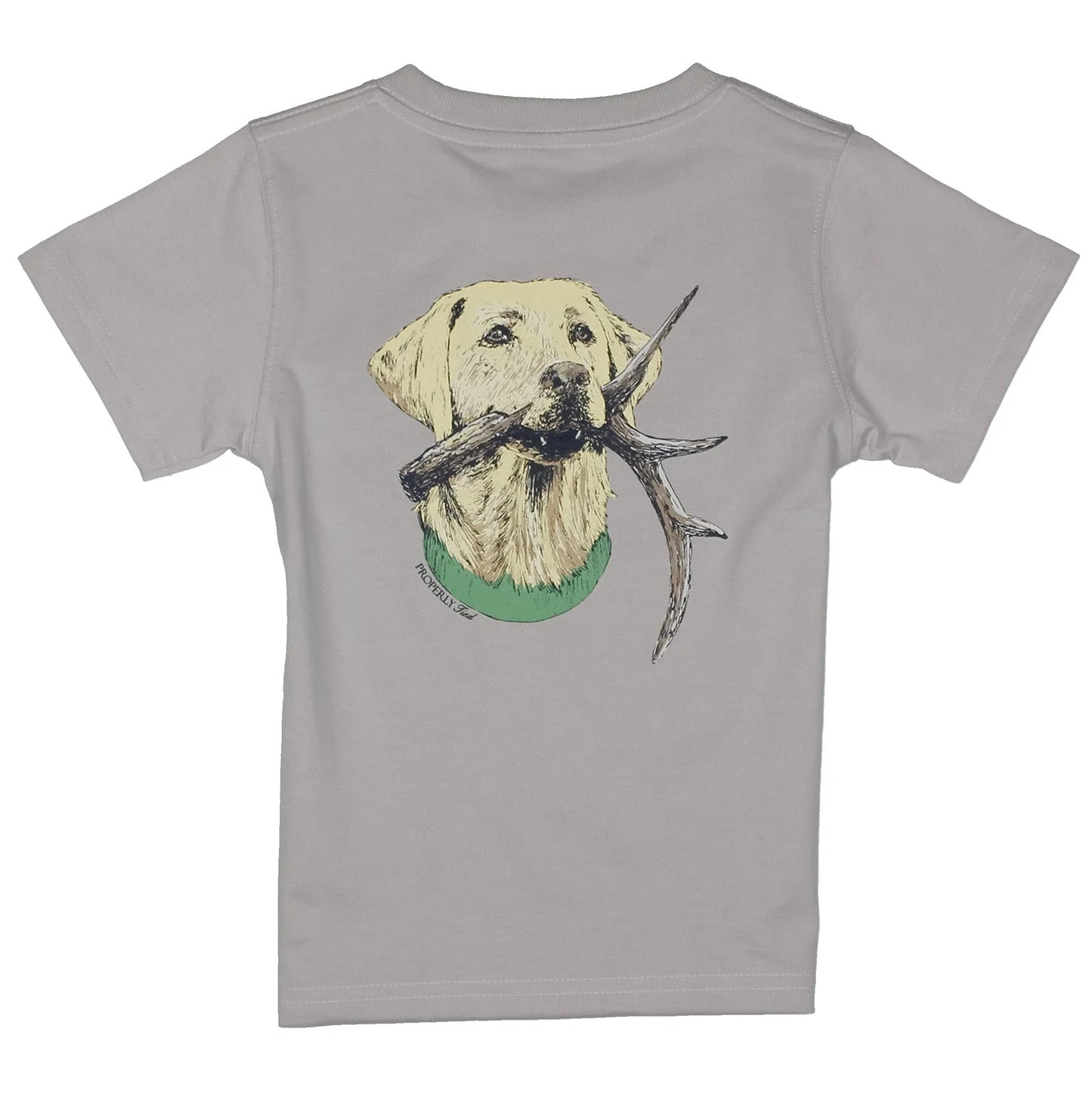 Boys Antler Lab SS Ice Grey