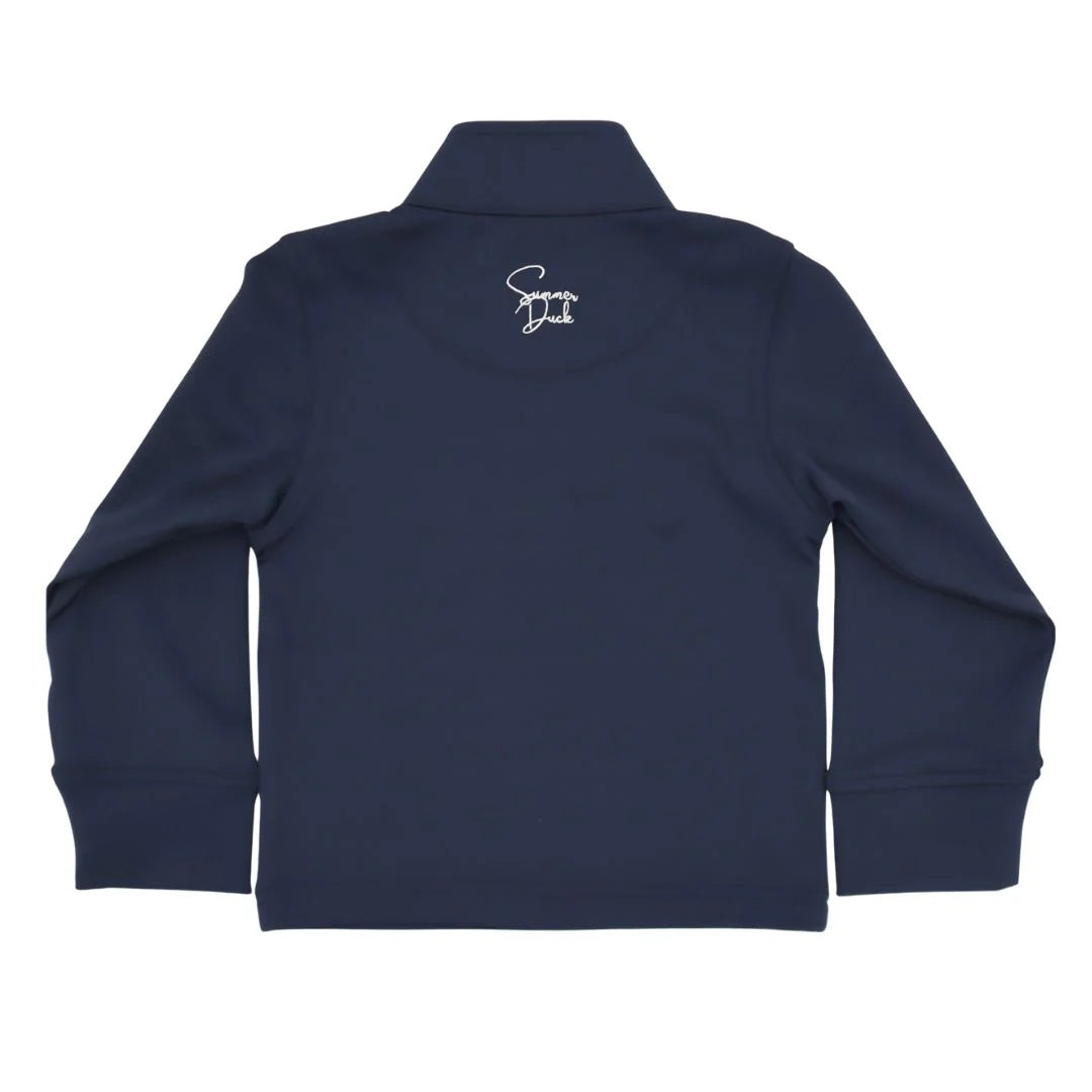 Kids Performance Quarter Zip | Navy