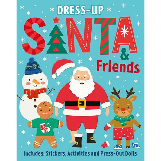 Dress-Up Sticker Book | Santa & Friends