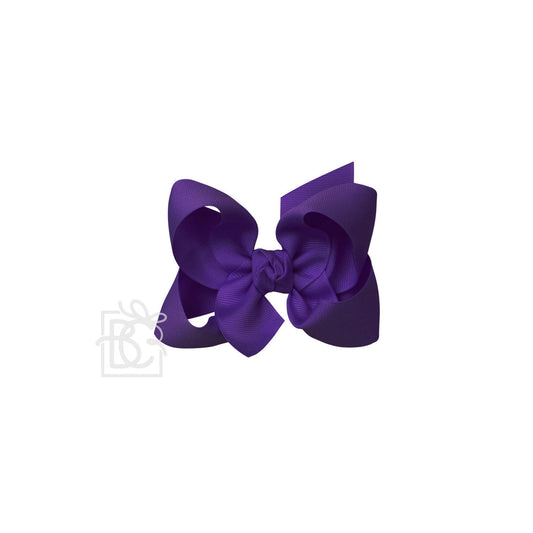Bow with Clip | Purple