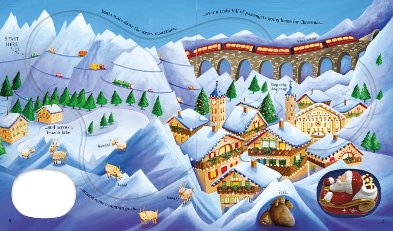 Wind-Up Santa's Sleigh Book