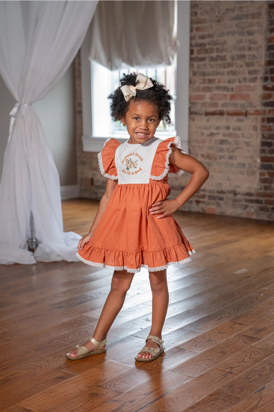 Give Thanks | Embroidered Dress