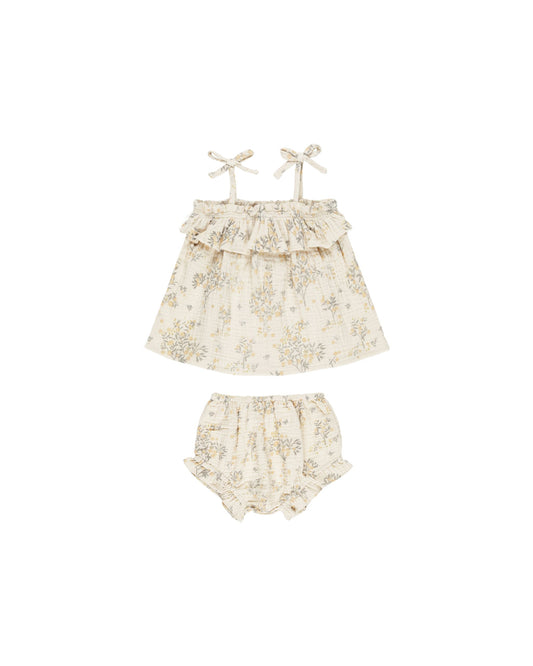 Ruffle Tube Top Set | Citrus Grove
